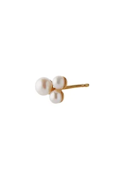 Three Pearl Berries Earring