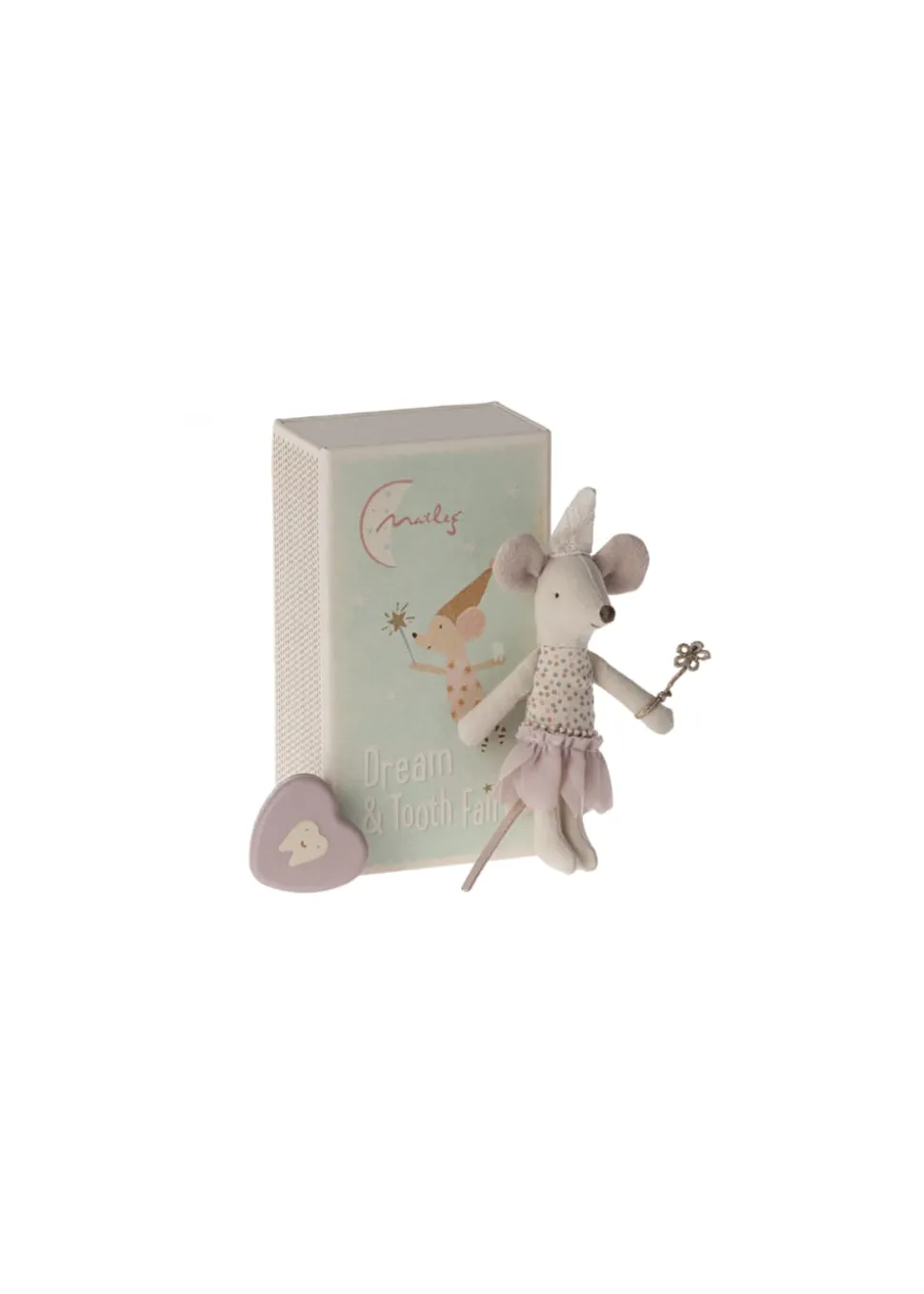 Tooth fairy mouse in matchbox