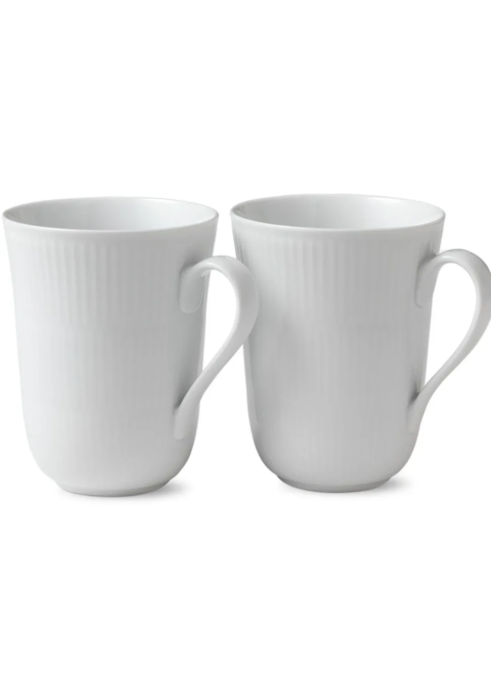 Vit Räfflat - Mugg
