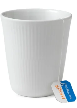 Vit Räfflat - Mugg