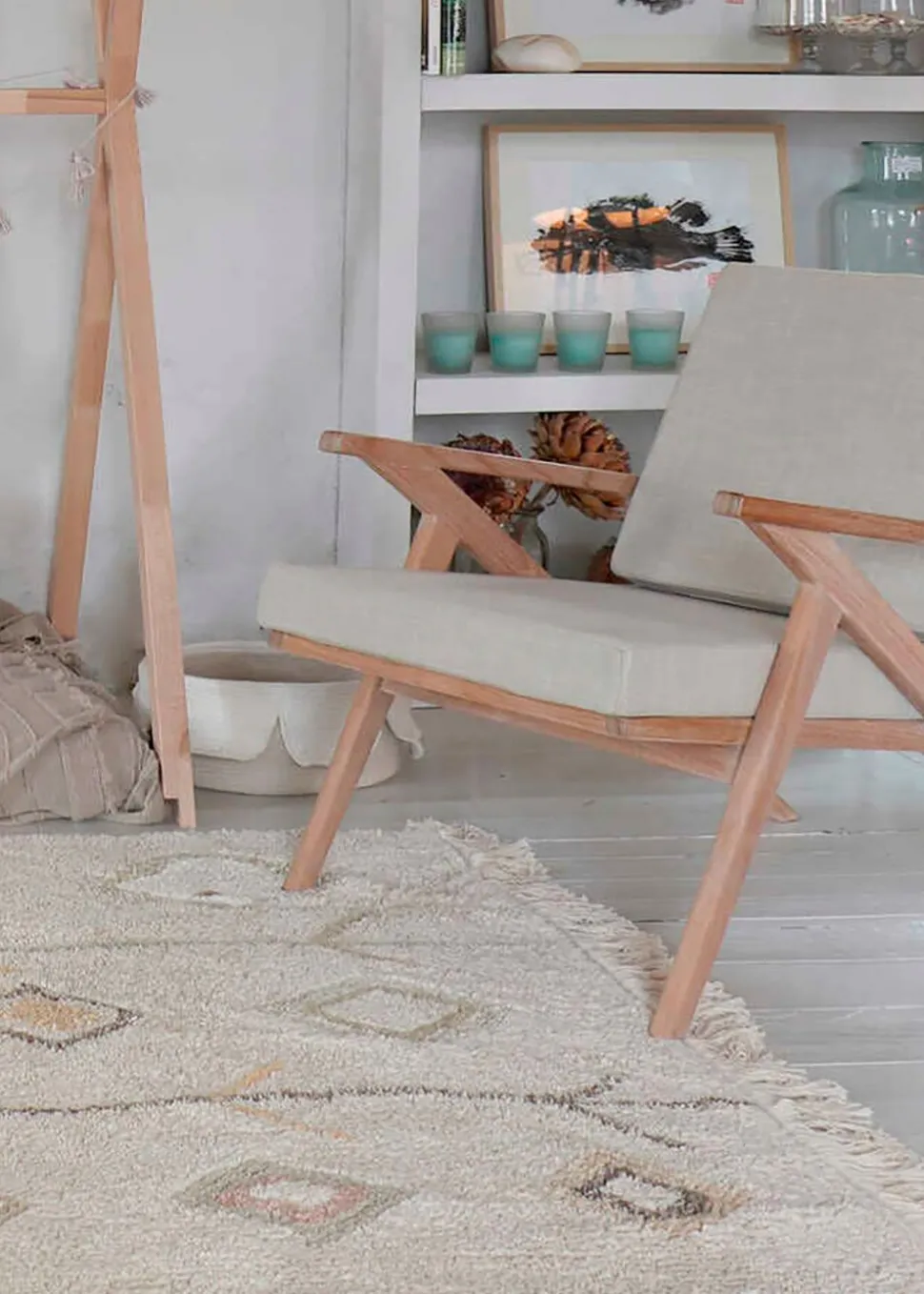 Washable Rug Kaarol Earth