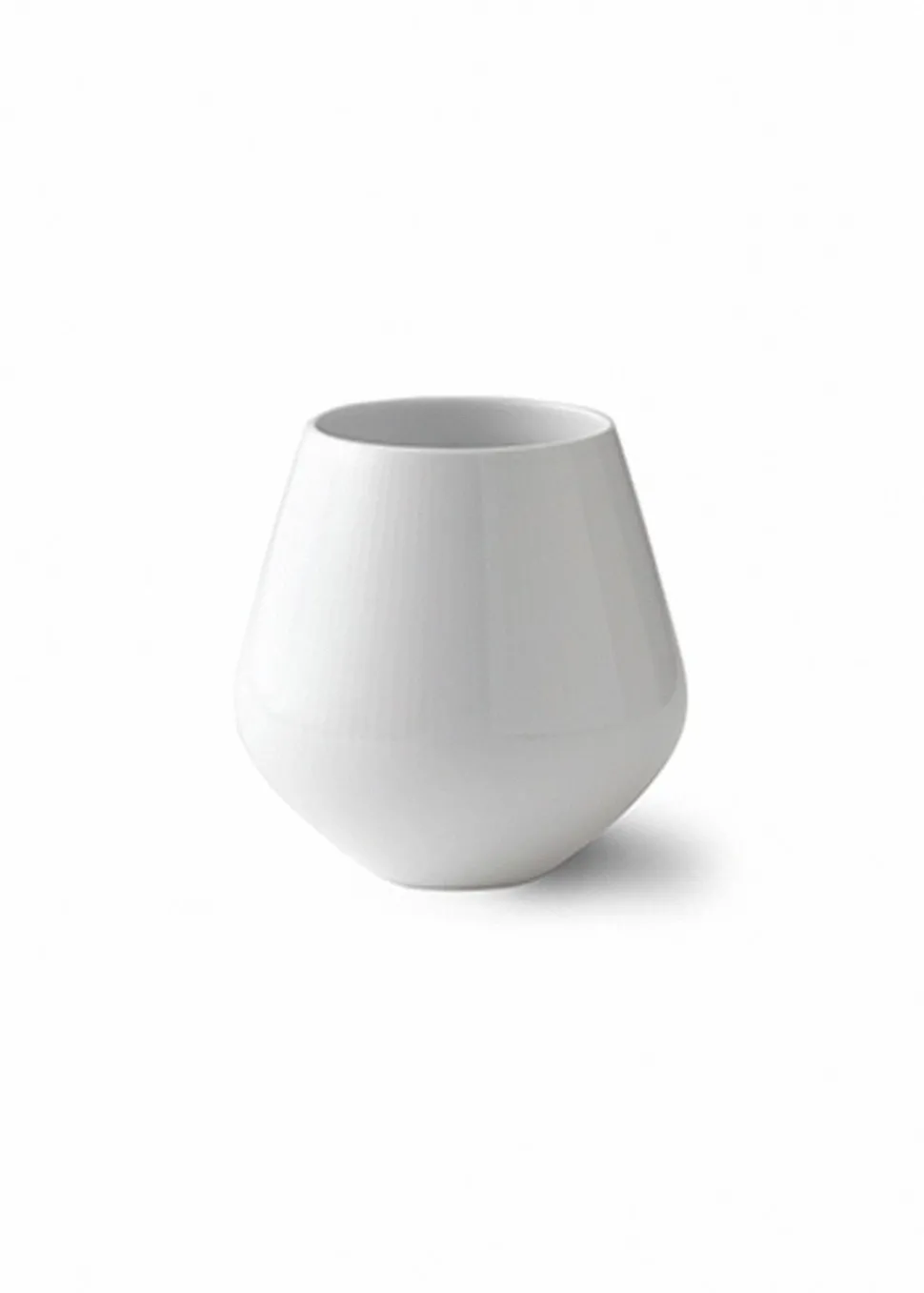 White Fluted - Vase