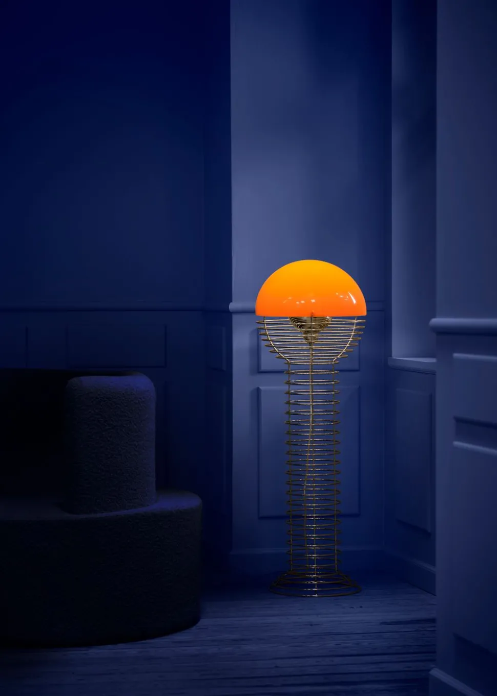 Wire Floor Lamp