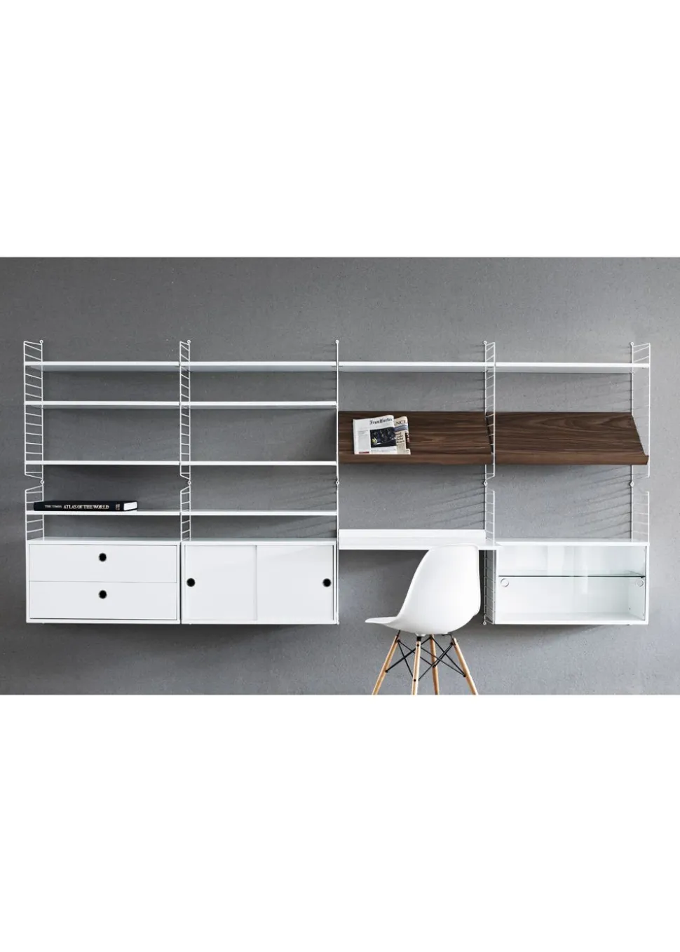 Wood Magazine Shelf