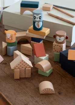 Wooden Totem Stacking Blocks